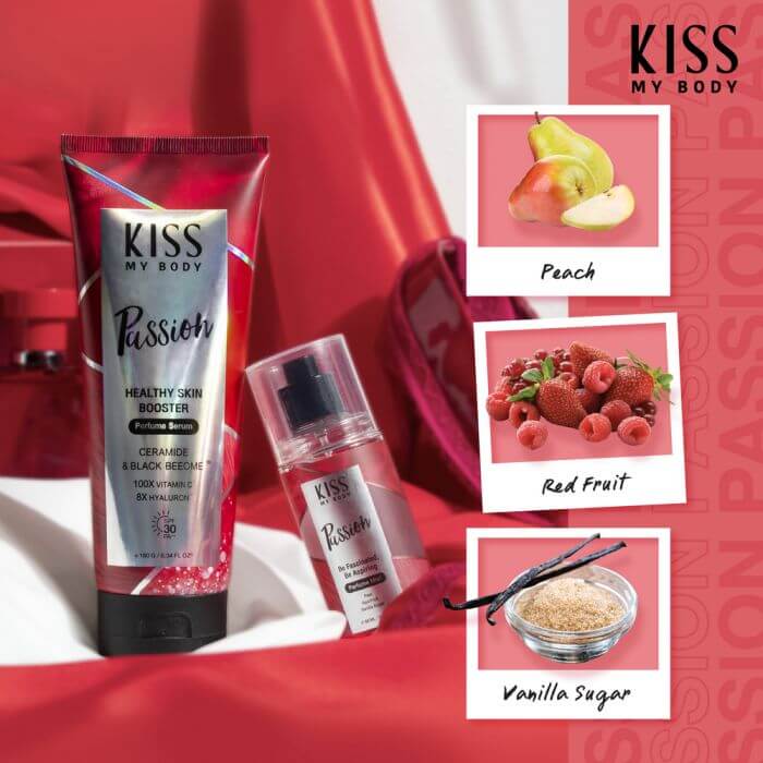 Kiss My Body,Kiss My Body Healthy Skin Booster Perfume Serum SPF30 PA+++ ,Healthy Skin Booster Perfume Serum SPF30 PA+++,โลชั่น,โลชั่นซีรั่ม, Perfume Serum 